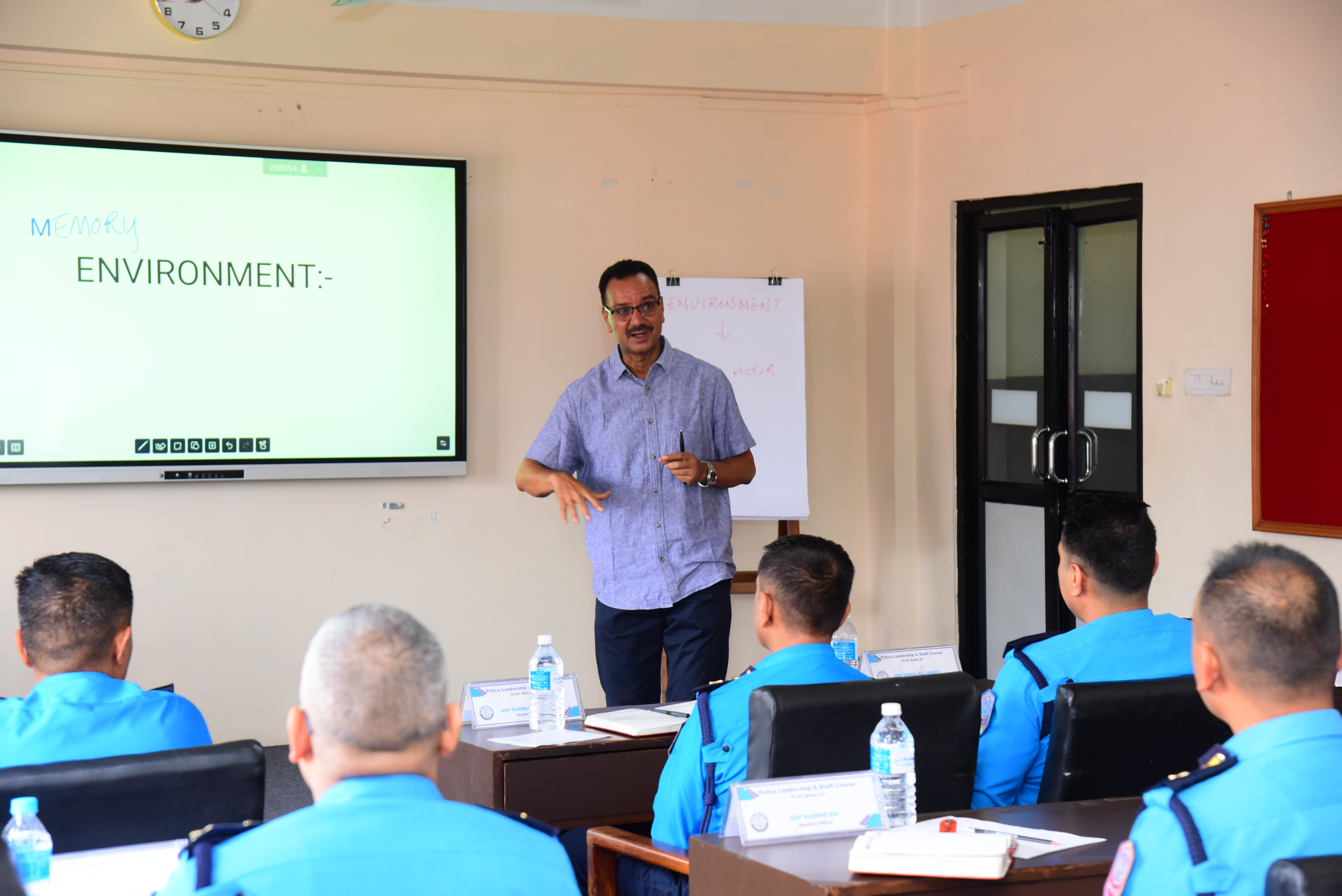 Insightful session by Hon'ble Rajendra Singh Bhandari (AIGP Retd.) on "Environment and Key Actors of Democratic Policing" for PLSC Batch 02 Student Officers.