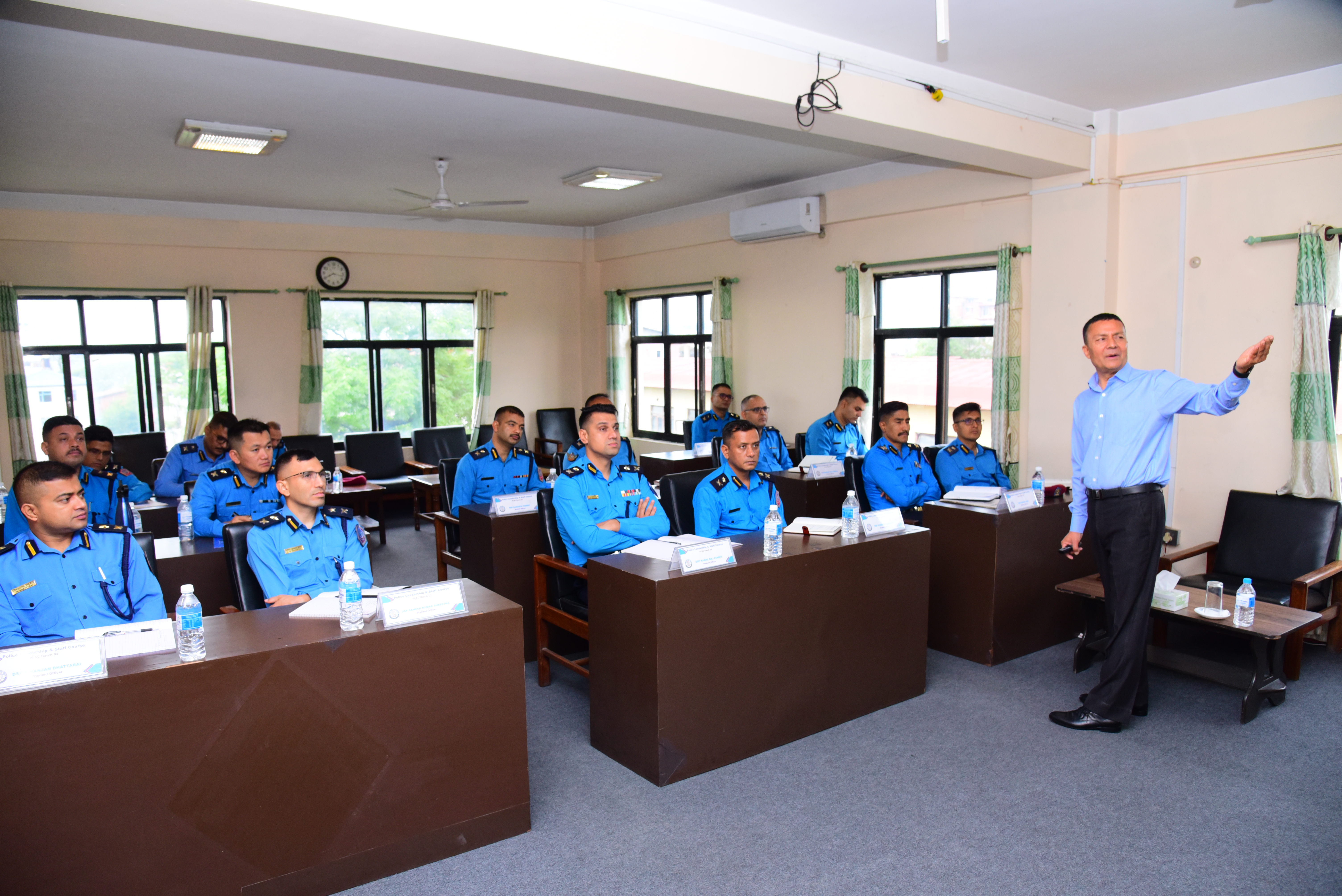 Insightful session by IGP Shailesh Thapa Kshetri (Retd.) on "Democratic Policing: Concept, Meaning and Fundamental Principles of Policing in a Democracy" for PLSC Batch 02 Student Officers.